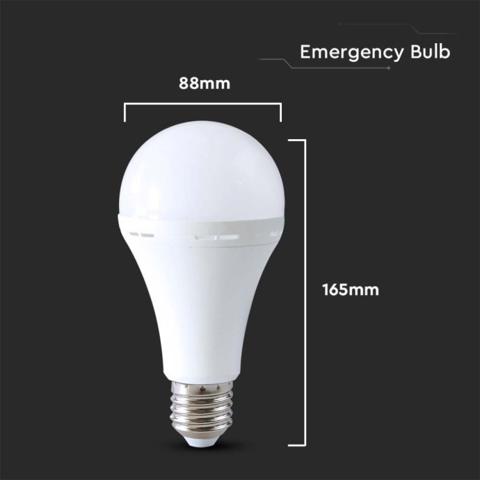Lampadina LED E27 15W A90 4000K con Batteria e Funzione Torcia V-TAC VT-51015