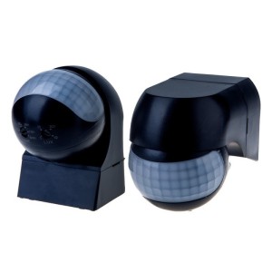 Sensore di movimento PIR a infrarossi 180° da plafone nero IP44 400W V-TAC VT-8028 - foto 9