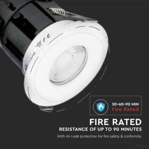 Faretto LED da incasso rotondo 10W 3 in 1 2700K 4000K 6500K IP65 bianco V-TAC VT-7710D - foto 9