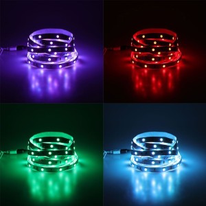Kit Strip LED RGB 5m SMD5050 13W/m 24V con Telecomando e Wi-Fi V-TAC VT-5050 - foto 11