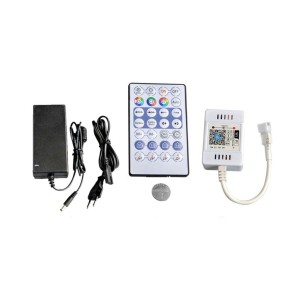 Kit Strip LED RGB 5m SMD5050 13W/m 24V con Telecomando e Wi-Fi V-TAC VT-5050 - foto 12