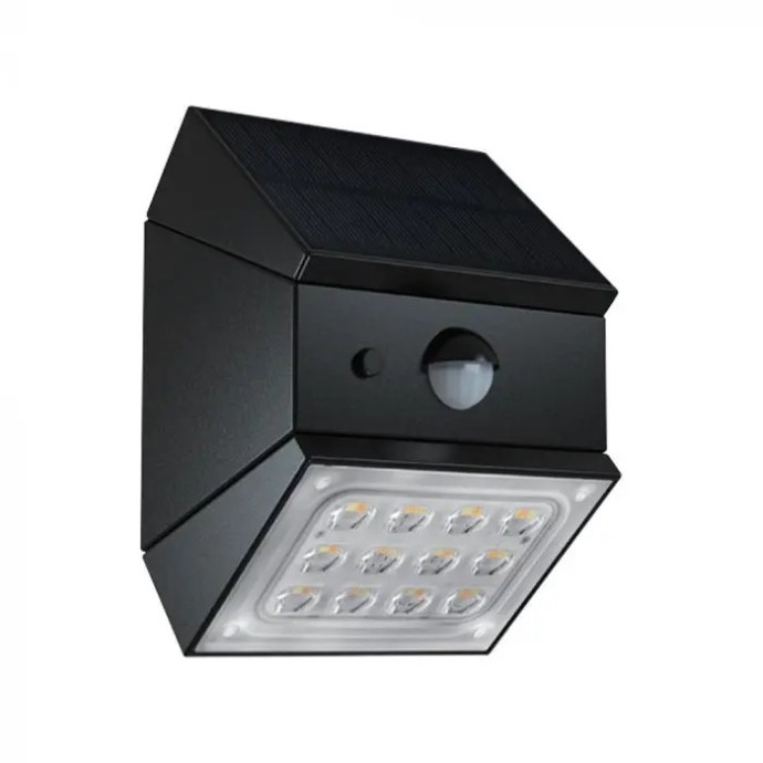 Applique LED Solare 2,5W CCT 3000K 4000K 6000K IP65 Sensore PIR V-TAC VT-11025CCT
