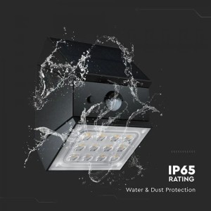 Applique LED Solare 2,5W CCT 3000K 4000K 6000K IP65 Sensore PIR V-TAC VT-11025CCT - foto 15