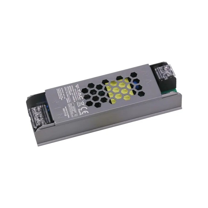 Alimentatore LED slim 36W 24V 1.5A in metallo IP20 V-TAC VT-24035-S