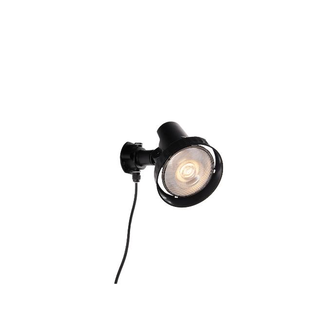 Proiettore LED da esterno 15W 4000K nero con picchetto Intec GRUBB