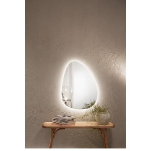 Specchio LED DROP 60x80 cm a goccia 16,5W 3000/4000K IP44 MiBYMi - foto 5