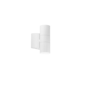 Applique da esterno biemissione GU10 IP44 in alluminio bianco Intec JUMP - foto 3
