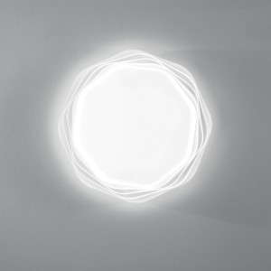Plafoniera LED 40W Daisy bianca CCT 3000-6500K Wi-Fi Ø52cm Luce Ambiente e Design - foto 2