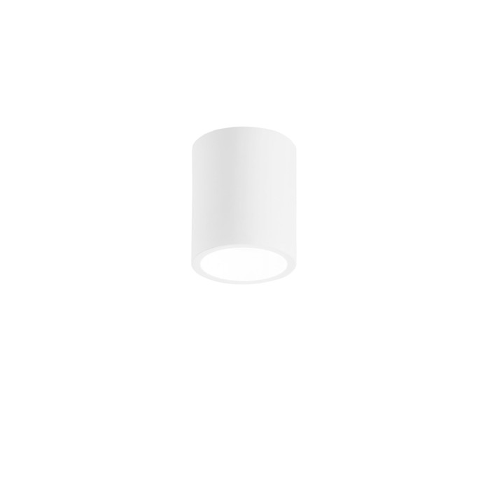 Plafoniera in gesso bianco verniciabile GU10 IP20 Banjie Luce Ambiente e Design