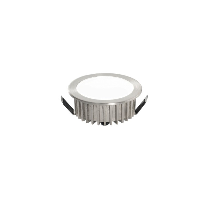 Faretto da incasso LED 5,8W 4000K nichel in alluminio Intec FUSION