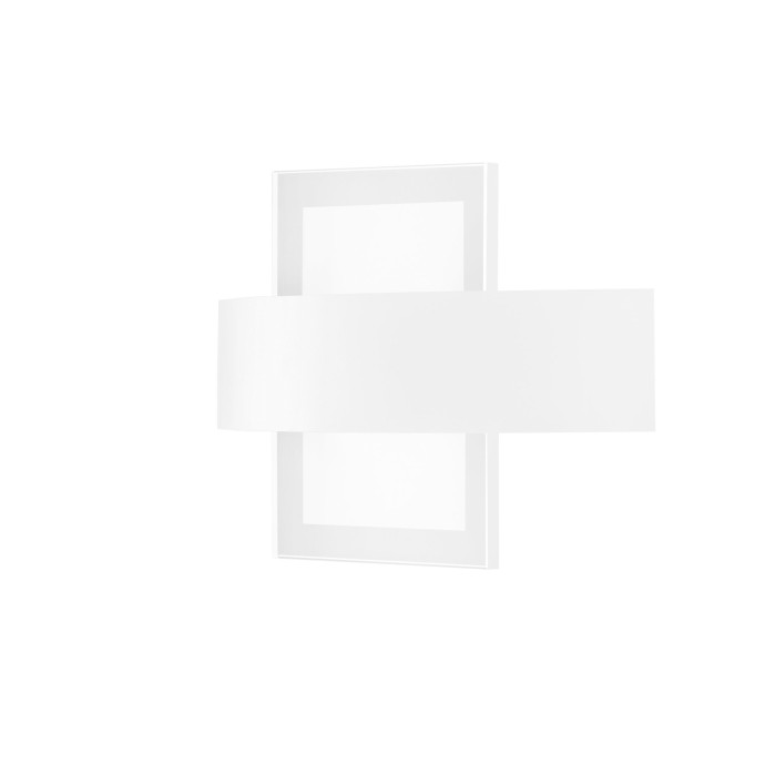 Applique LED da interno 12W 4000K bianca in vetro Luce Ambiente e Design TRESOR