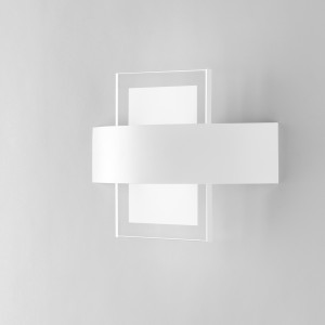 Applique LED da interno 12W 4000K bianca in vetro Luce Ambiente e Design TRESOR - foto 4
