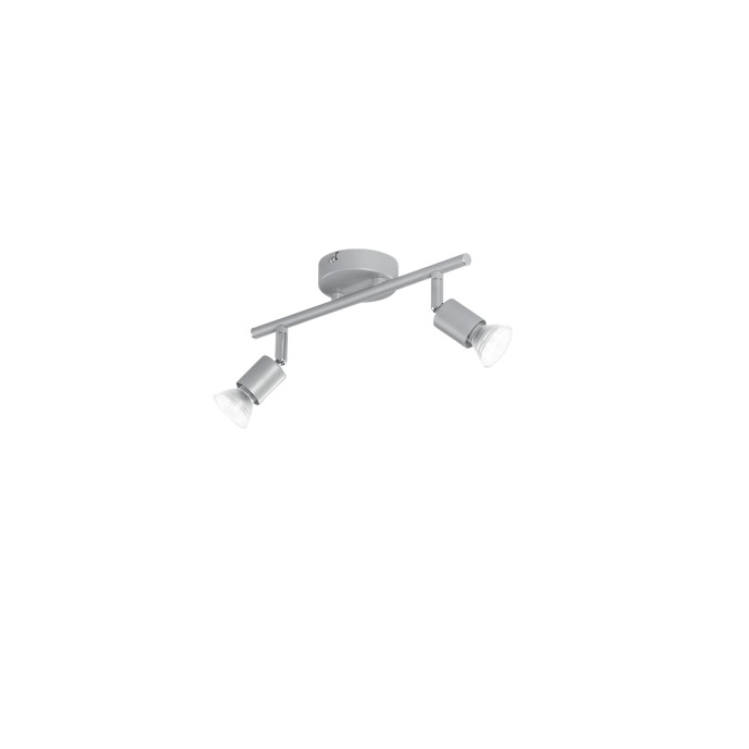 luci orientabili GU10 2700K argento in metallo FAN Europe