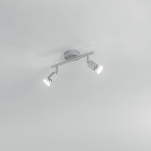 luci orientabili GU10 2700K argento in metallo FAN Europe - foto 2