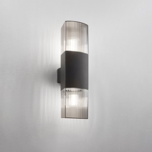 Applique da esterno biemissione E27 IP54 antracite Intec DARK - foto 2