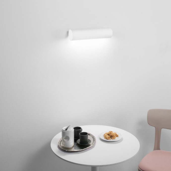 Applique LED 7W CCT 3000/4000K bianco in gesso Luce Ambiente e Design ROLLER
