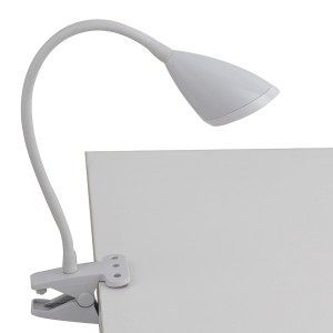 Lampada da lettura LED orientabile con pinza 4000K bianca Luce Ambiente e Design HEGEL - foto 4