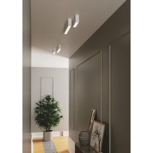 Plafoniera in gesso bianco verniciabile 4 luci GU10 IP20 Luce Ambiente e Design HAPIS - foto 2