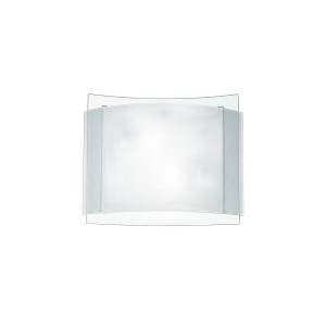 Plafoniera in Vetro Bianco...
