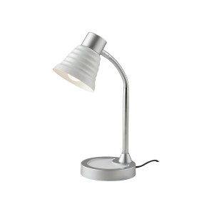 Lampada da tavolo da lettura E14 bianca Leonardo, Luce Ambiente e Design - foto 2