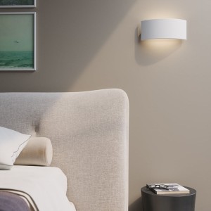 Applique da interno bianca in gesso verniciabile, 2 luci G9, MOOD Luce Ambiente e Design - foto 2