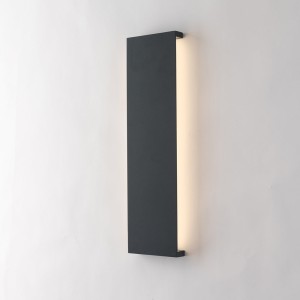 Applique da esterno LED 2x6W 4000K IP65 antracite Intec Ribbon biemissione - foto 2