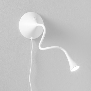 Lampada da lettura LED 3,2W 4000K nera in metallo Newton Luce Ambiente e Design - foto 2
