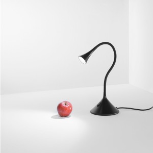Lampada da lettura LED 3,2W 4000K nera in metallo Newton Luce Ambiente e Design - foto 6