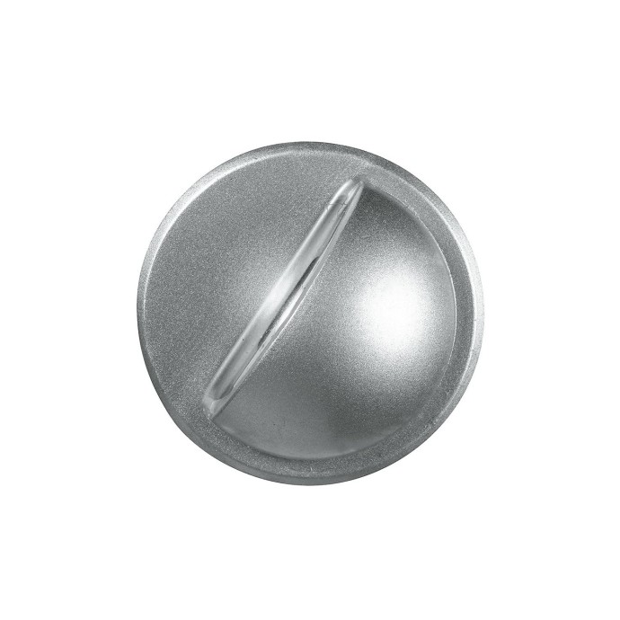 Kit 6 segnapassi da esterno LED 4000K IP65 in lega di zinco colore argento Intec RIDER