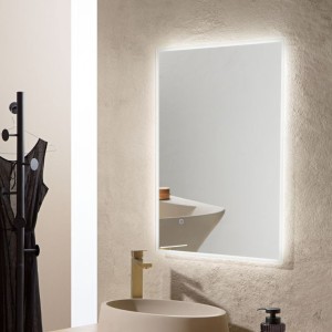 Specchio LED 100x70 cm 18W 3000/4000/6500K IP44 touch dimmerabile MiBYMi FRAME - foto 5