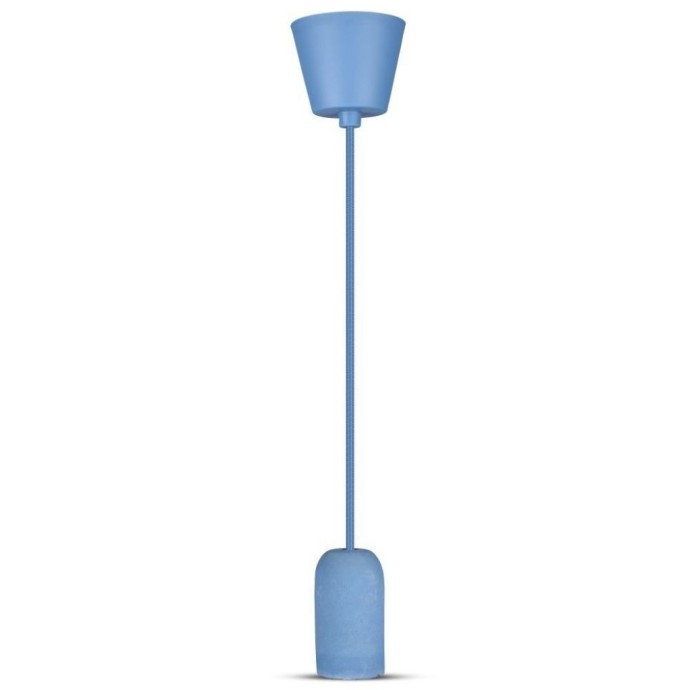 Lampadario a Sospensione in Calcestruzzo Blu E27 max 60W V-TAC VT-7668-BL