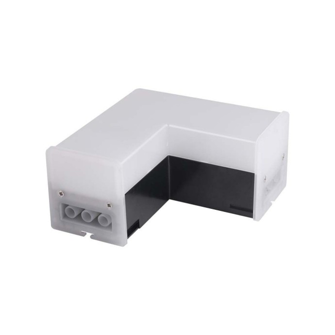 Connettore LED lineare a L 8W 4000K nero per plafoniera a sospensione V-TAC