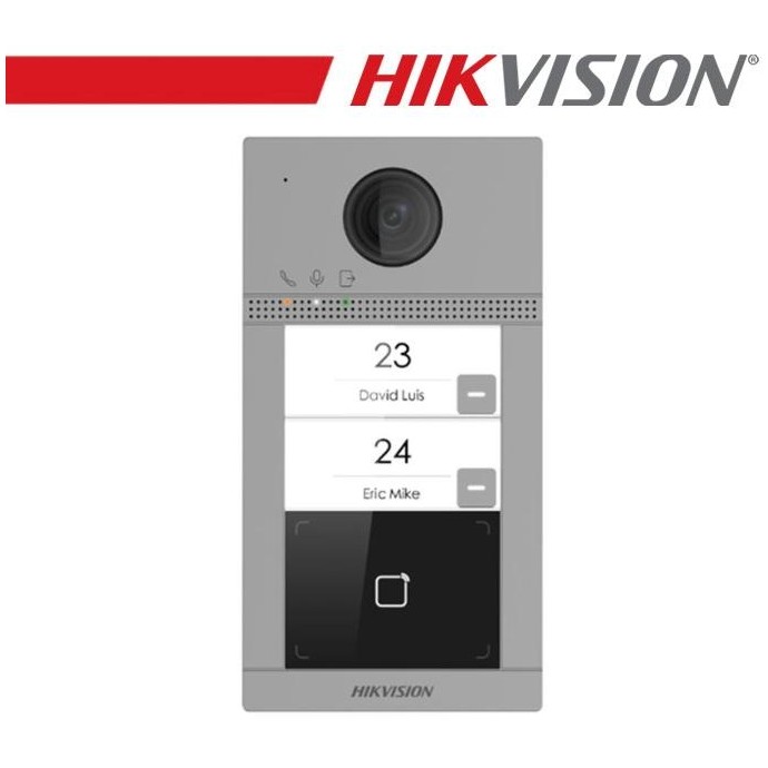 Hikvision 2 Buttons Metal Villa Door Station - DS-KV8213-WME1(C)