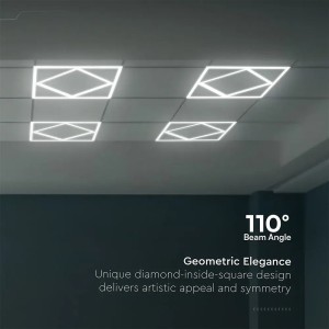 Pannello LED 64W da incasso 600x600mm 6500K bianco freddo V-TAC VT-6164 - foto 6