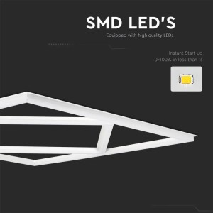 Pannello LED 64W da incasso 600x600mm 6500K bianco freddo V-TAC VT-6164 - foto 9