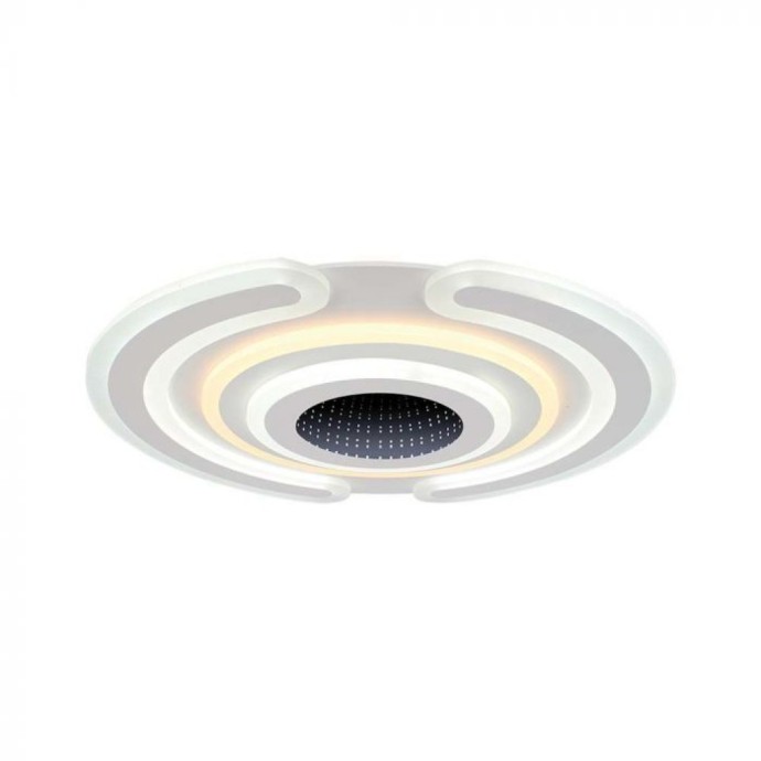 Lampadario LED 95W dimmerabile con telecomando 3000K+6000K a plafone bianco V-TAC VT-7960