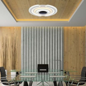 Lampadario LED 95W dimmerabile con telecomando 3000K+6000K a plafone bianco V-TAC VT-7960 - foto 2