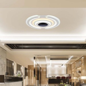Lampadario LED 95W dimmerabile con telecomando 3000K+6000K a plafone bianco V-TAC VT-7960 - foto 3