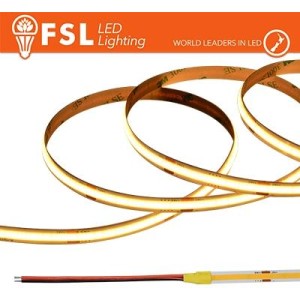 Striscia LED COB 5metri - IP20 3000K 24V 15W/m 1450lm/m CRI90
