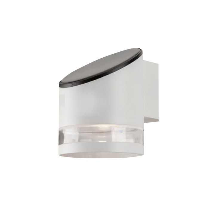 Applique LED Solare da Esterno 1W 3000K IP54 Cilindrica Bianca V-TAC VT-1138