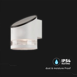 Applique LED Solare da Esterno 1W 3000K IP54 Cilindrica Bianca V-TAC VT-1138 - foto 7