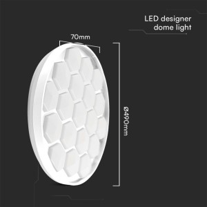 Plafoniera LED 60W rotonda 3000K-6500K CCT con telecomando, bianca, V-TAC VT-8569 - foto 10