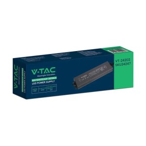 Alimentatore LED 24V 200W 8.25A IP67 in Metallo Nero V-TAC VT-24202 - foto 2
