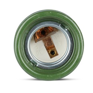 Portalampada E27 in porcellana verde max 60W V-TAC VT-799-GN - foto 5
