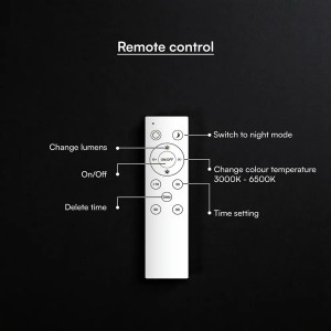 Lampadario LED 60W CCT 3000K-6500K dimmerabile con telecomando marrone V-TAC VT-85031 - foto 5
