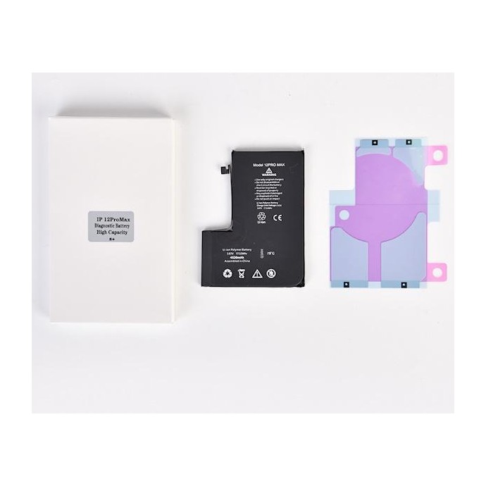 IP 12 Pro Max Batteria Diagnostica Alta Capacità 4530mAh Nero S+ IP 12 Pro Max Batteria Diagnostica Alta Capacità 4530mAh Nero S+
