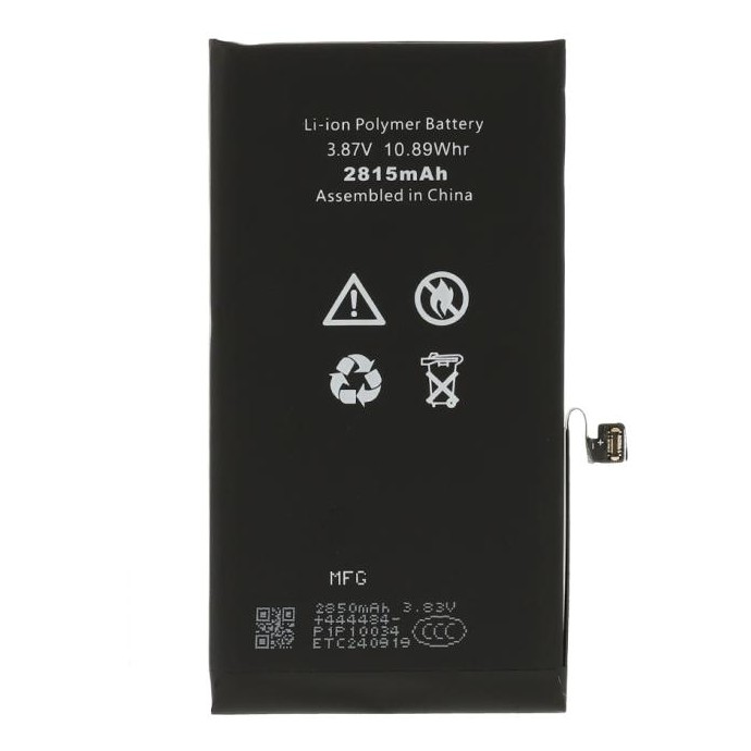 IP 12/12 Pro Batteria Diagnostica 2815mAh Nero S+ IP 12/12 Pro Batteria Diagnostica 2815mAh Nero S+