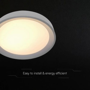 Lampadario LED 60W CCT 3000K-6500K nero con telecomando V-TAC VT-85031 - foto 9