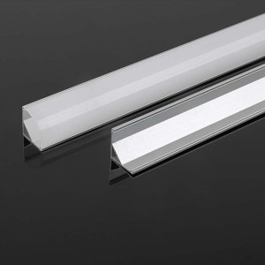 Profilo Angolare Alluminio per Strip LED 10.5mm, 2000mm Argento V-TAC VT-8158 - foto 2