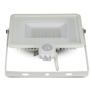 Faro LED 50W 3000K IP65 con Sensore PIR e Crepuscolare Bianco V-TAC VT-50-S-W - foto 15